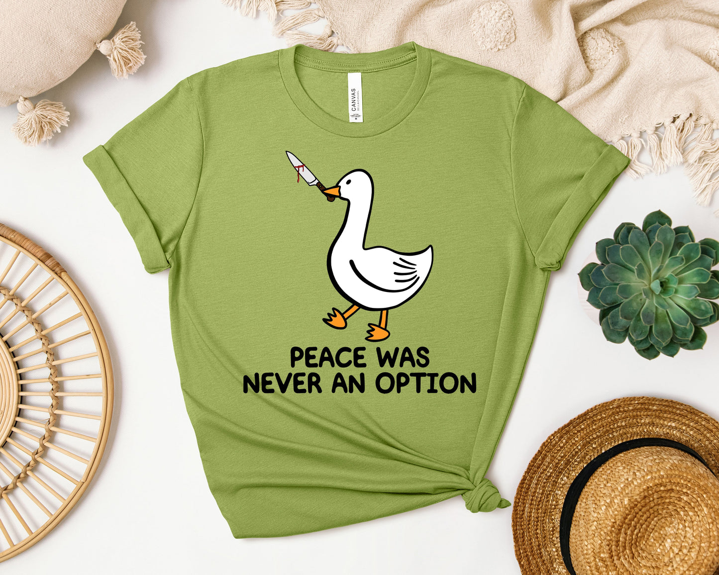 Peace Was Never an Option - Graphic Tee