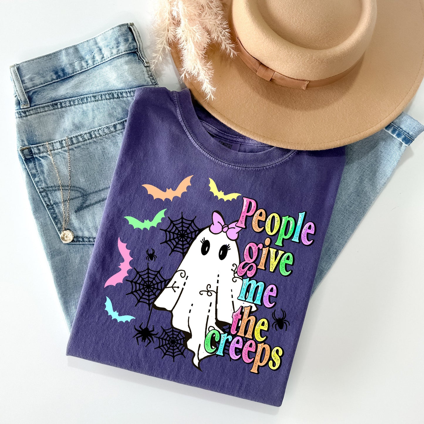 People Give Me the Creeps - Comfort Colors Graphic Tee