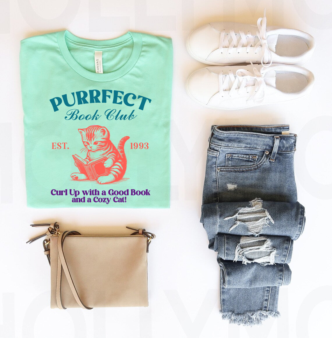 Purrfect Book Club - Graphic Tee