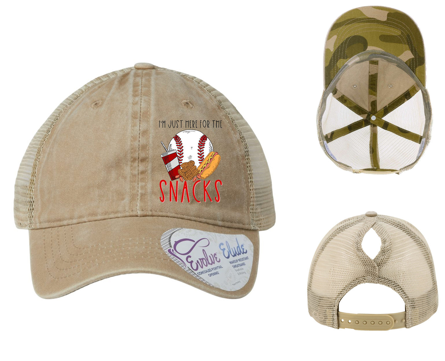 I'm Just Here for the Snacks Cap