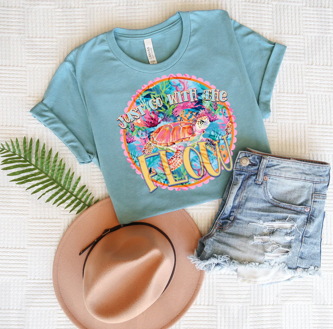 Just Go with the Flow - Graphic Tee