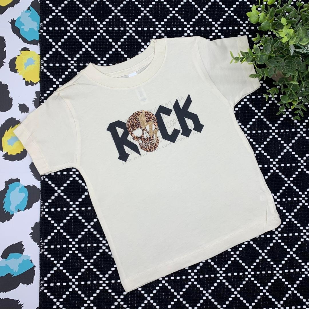 Rock Leopard Skull Toddler/Youth Tee