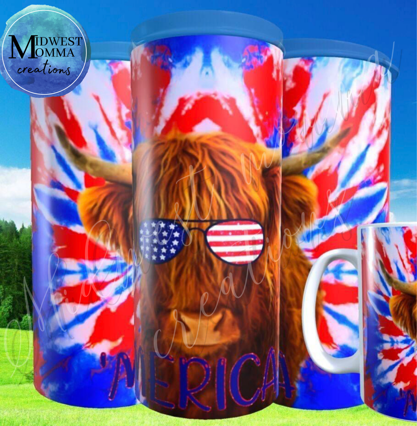 'MERICA HIGHLAND COW