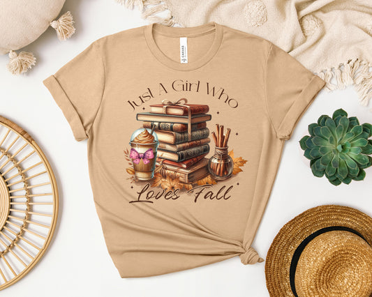 Just a Girl Who Loves Fall - Graphic Tee