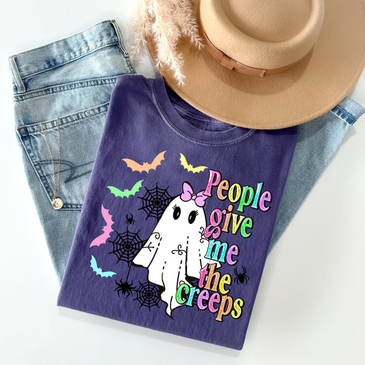 People Give Me the Creeps - Comfort Colors Graphic Tee