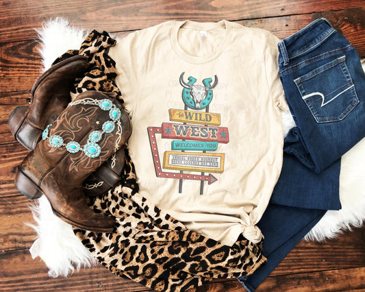 Wild West Sign Graphic Tee