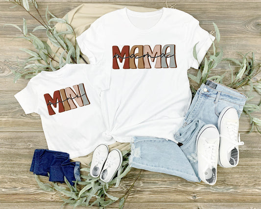 Mini Neutral Boho Graphic Tee