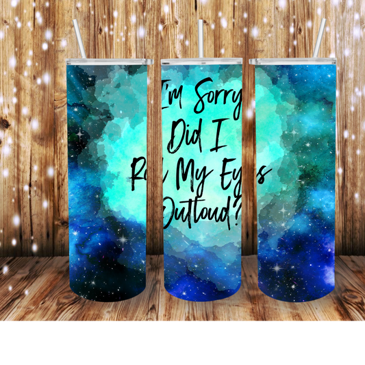 Rolling Eyes Tumbler