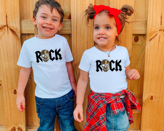 Rock Leopard Skull Toddler/Youth Tee