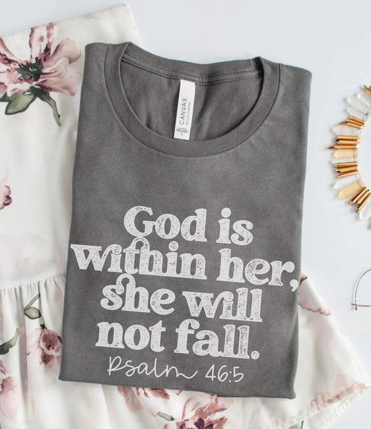 God Is Within Her Graphic Tee