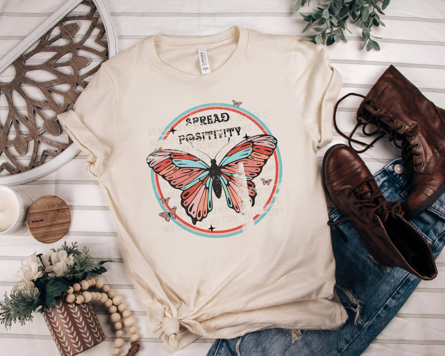 Spread Positivity Graphic Tee